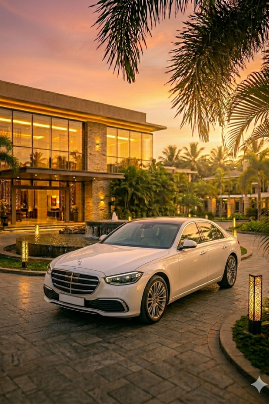 Benz S 350 Cab Rental Bangalore