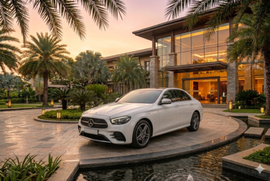 Benz e class cab Rental